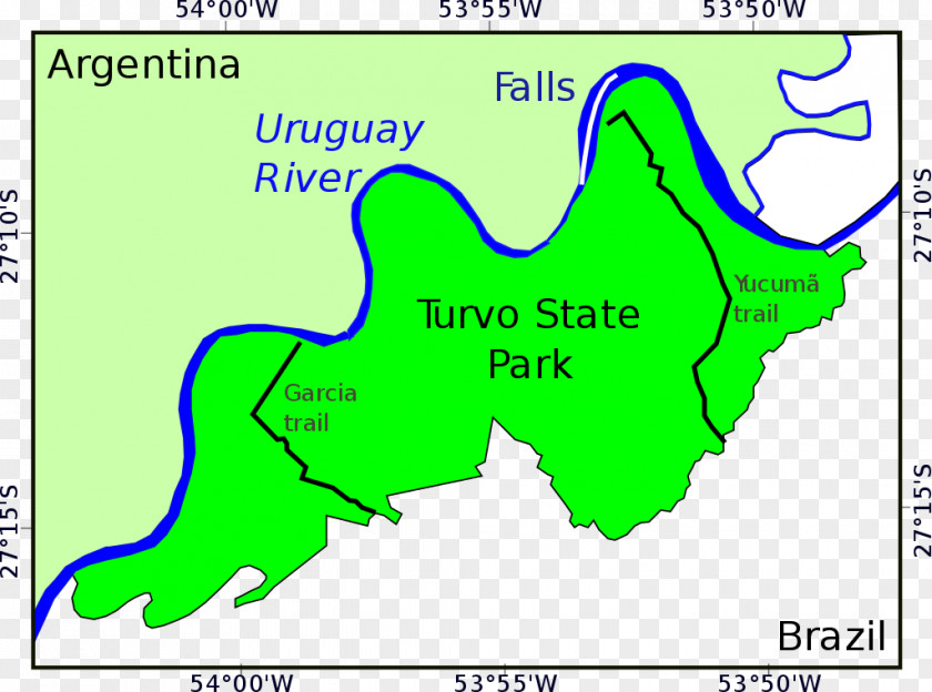 Yucumã Falls Turvo State Park Uruguay River Canela, Rio Grande Do Sul PNG