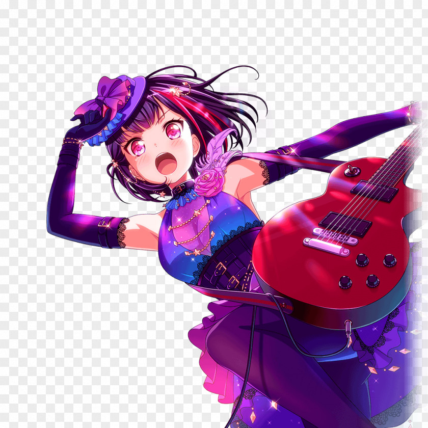 BanG Dream! Girls Band Party! Afterglow Anime Music Video Game PNG video game, happy life clipart PNG