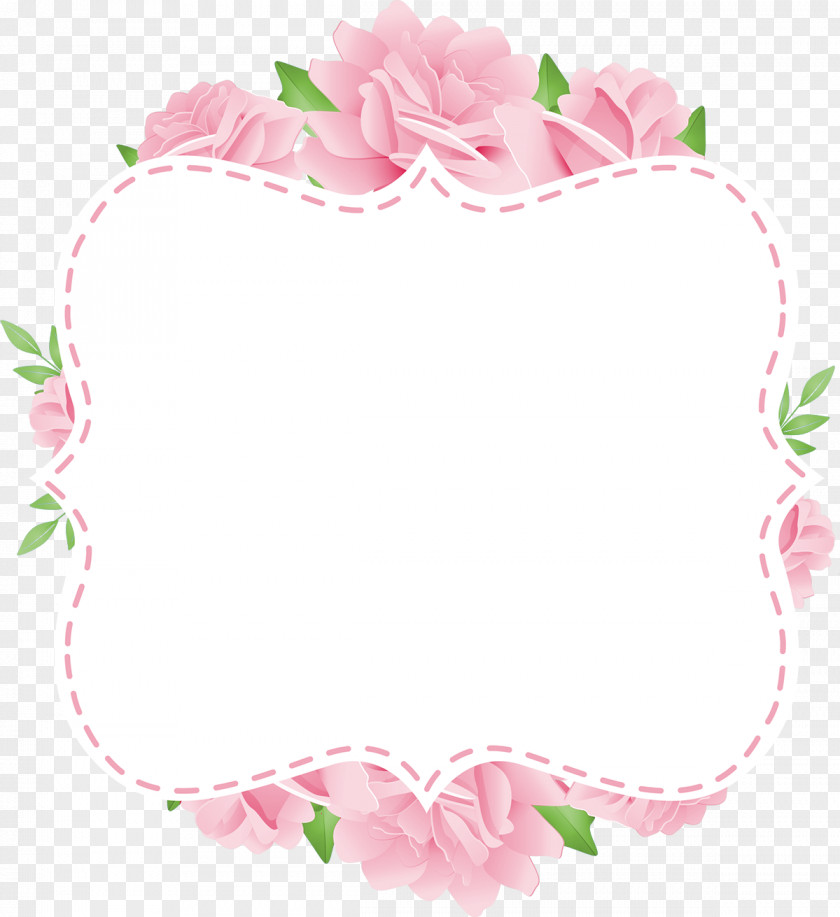 Blue Flowers Card Paper Picture Frames Flower Wallpaper PNG