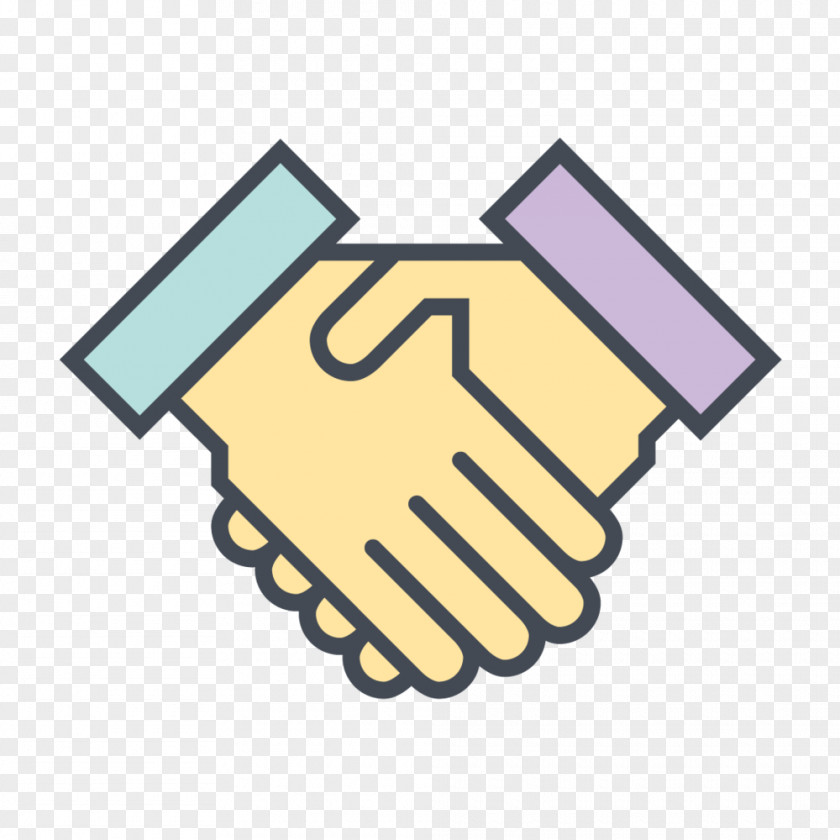 Brand Logo Handshake Drawing Illustration PNG