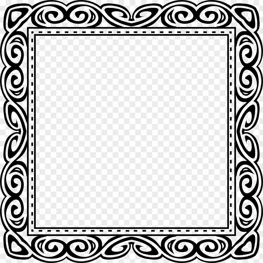 Black Frame Picture Frames Borders And Clip Art PNG