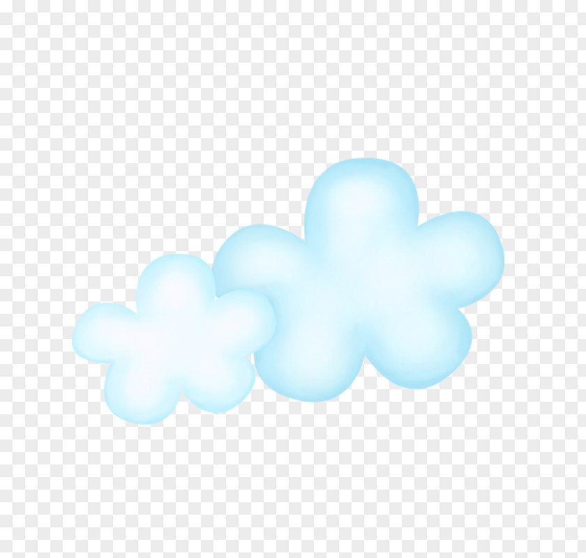 Blue Clouds Cartoon Clip Art PNG