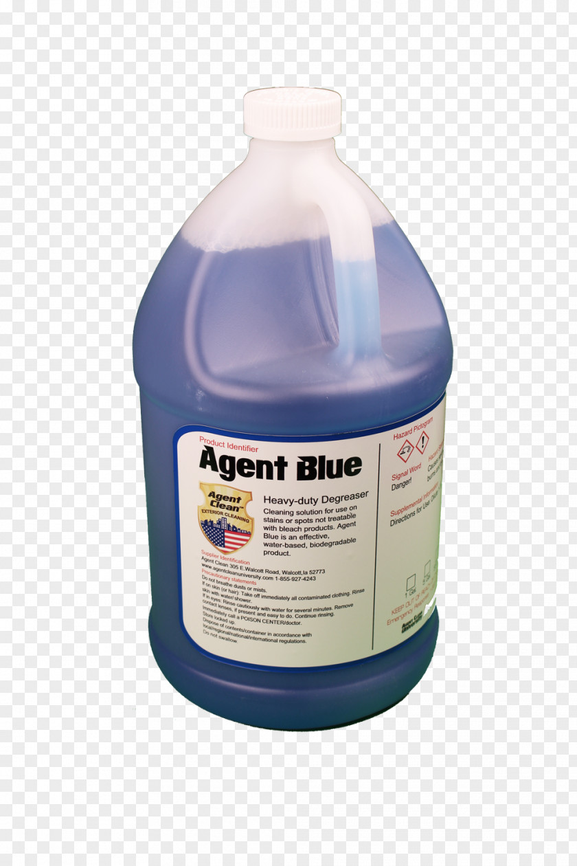Blue Solution Cleaning Agent Pressure Washers Clean Solutions PNG