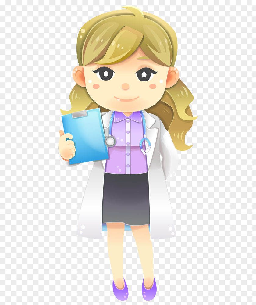 Cartoon Female Doctor Physician PNG