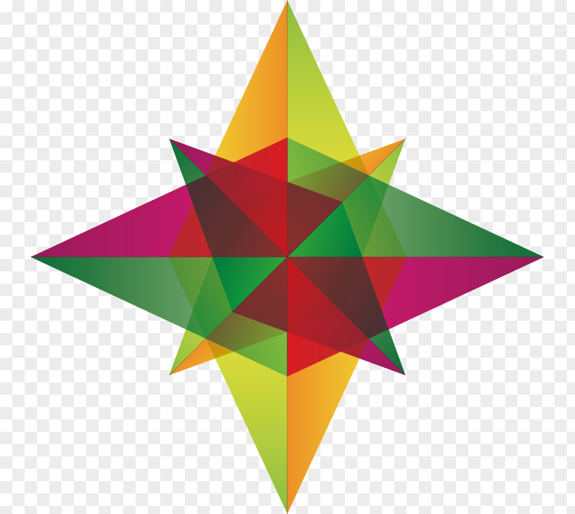 Colorful Abstract Geometric Elements Triangle Geometry PNG