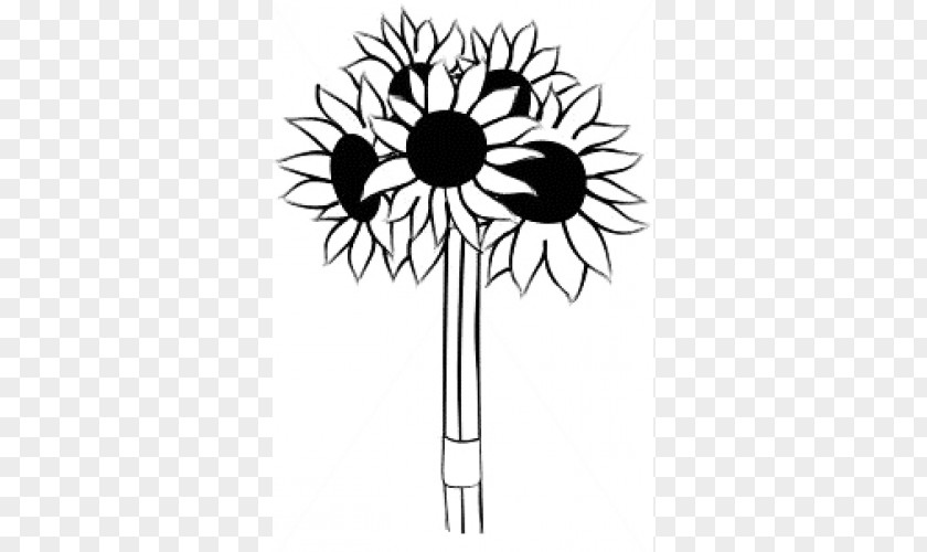 Design Floral Sunflower M PNG