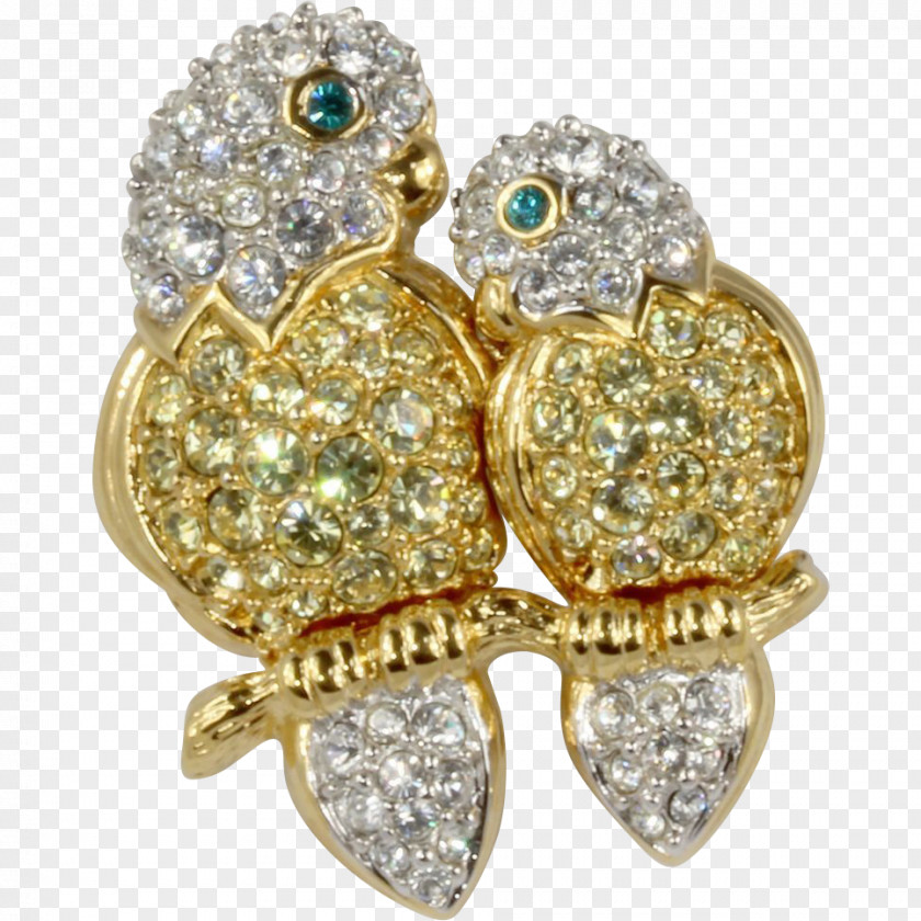 Gold Gorgeous Earring Body Jewellery Bling-bling Brooch PNG