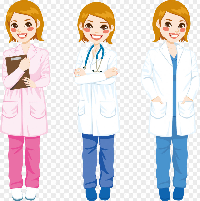 Male And Female Doctors Nurses Characters Vector Material Free Download ,, Physician Royalty-free Stock Photography PNG