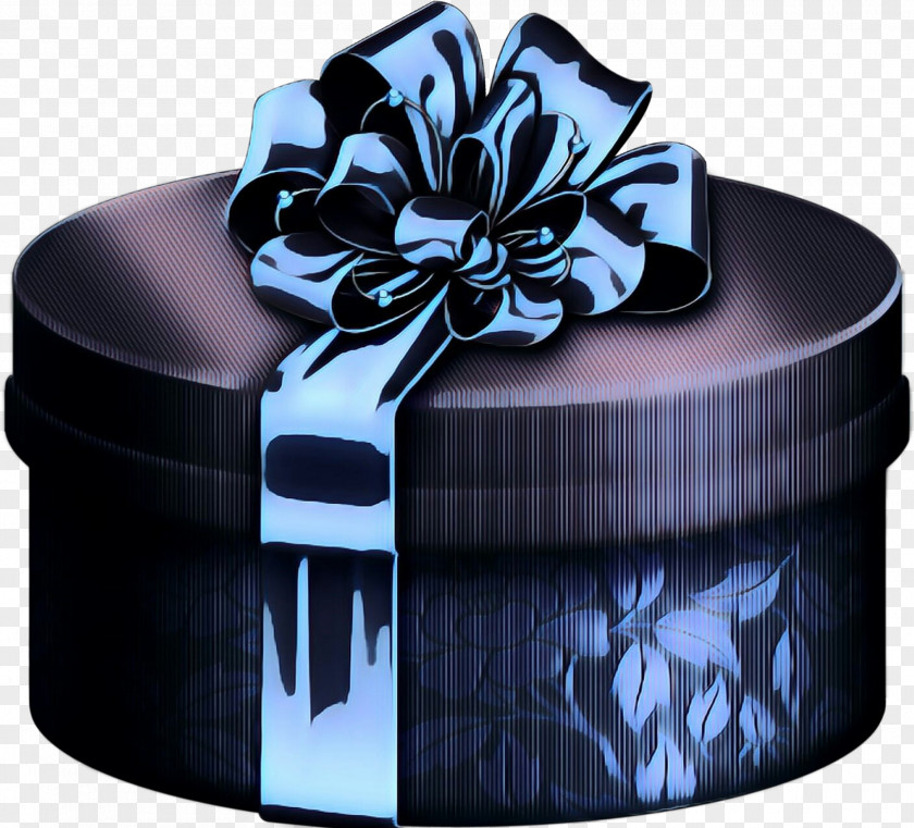 Silver Flower Black Blue Box Fashion Accessory Petal PNG