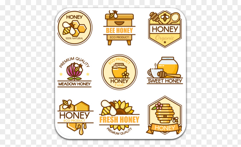 Amc Design Element Vector Graphics Logo Bee Honey PNG