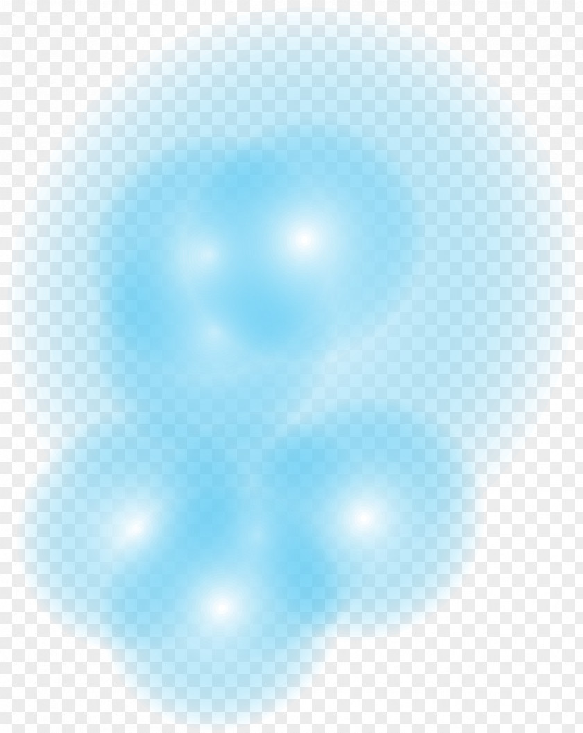 Blue Glow Effect Element Sky Circle Pattern PNG