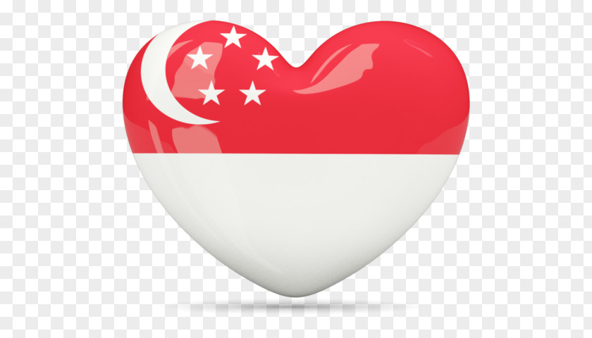 Heart Shaped Flag Singapore Malaysia 4-Digits Toto Lottery PNG