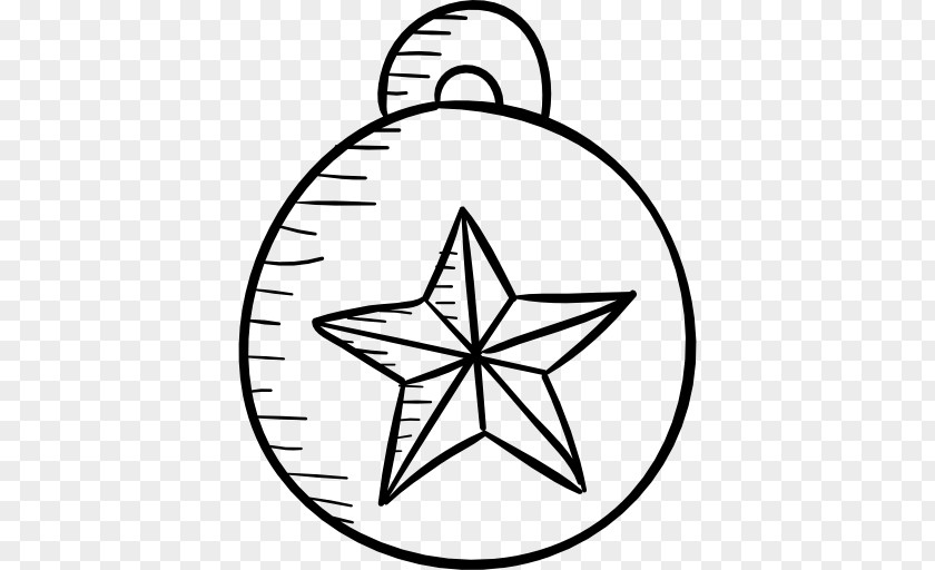 Snowflake Christmas Tree Drawing PNG