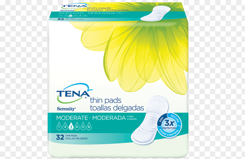 Super Absorbent TENA Incontinence Pad Underwear Urinary Pantyliner PNG