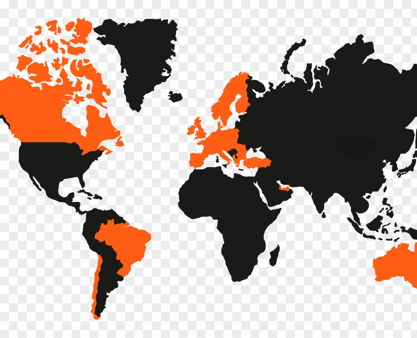 World Map Geography Illustration PNG