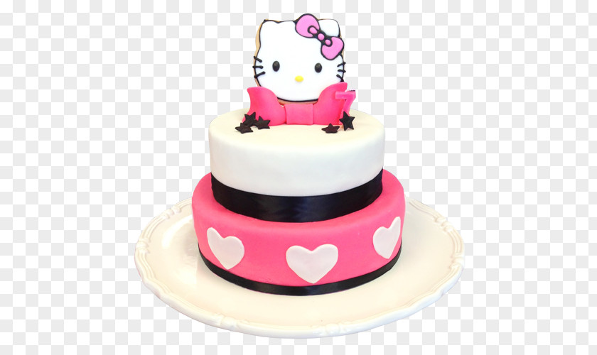 1st Birthday Cake Hello Kitty Cupcake Bakery Torte PNG