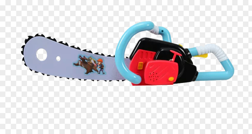 Bald Strong Chainsaw Toy Axe PNG