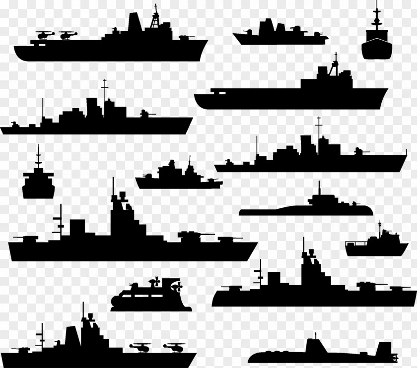 Cargo Ship Warship Maritime Transport Stock Illustration PNG