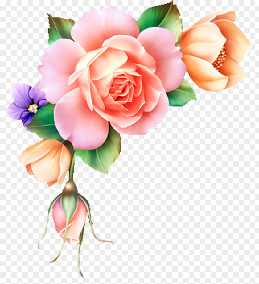 Flower Floral Design Art Painting Clip PNG
