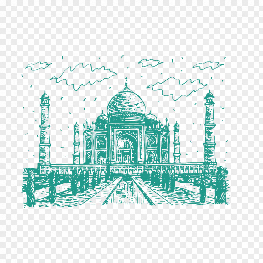 Taj Mahal Yamuna Landmark PNG