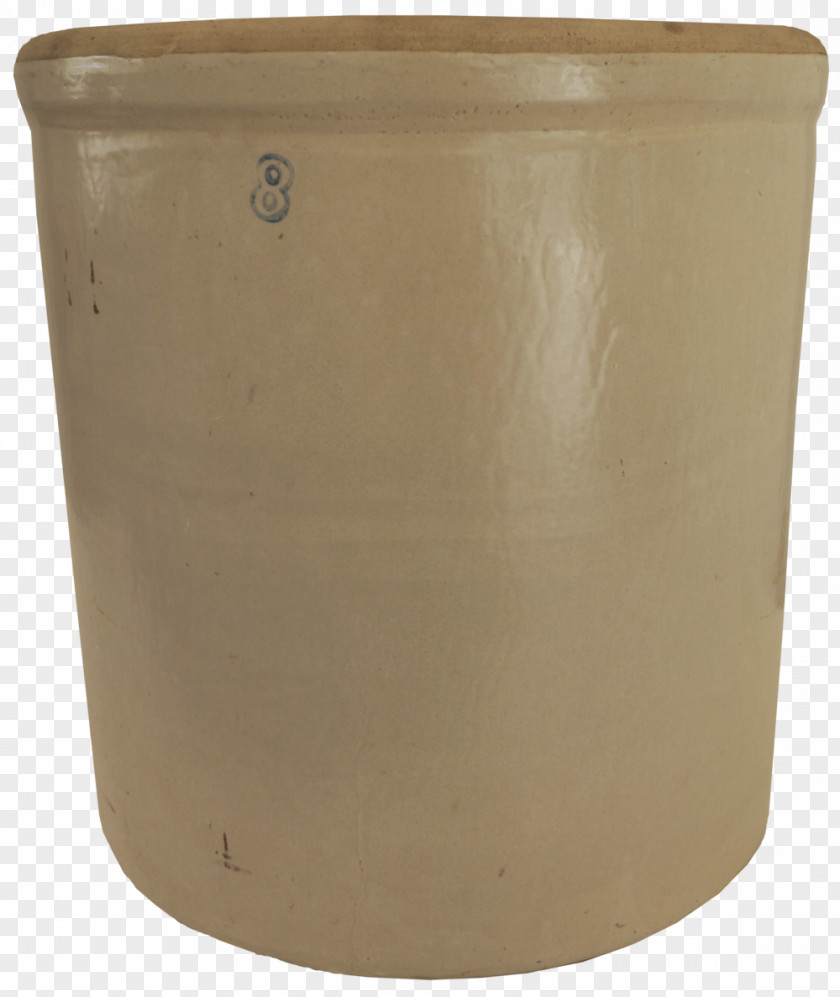 Antique Design Flowerpot Crock Earthenware PNG