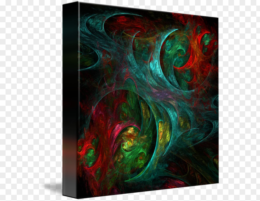 Art Canvas Modern Visual Arts Fractal Acrylic Paint PNG