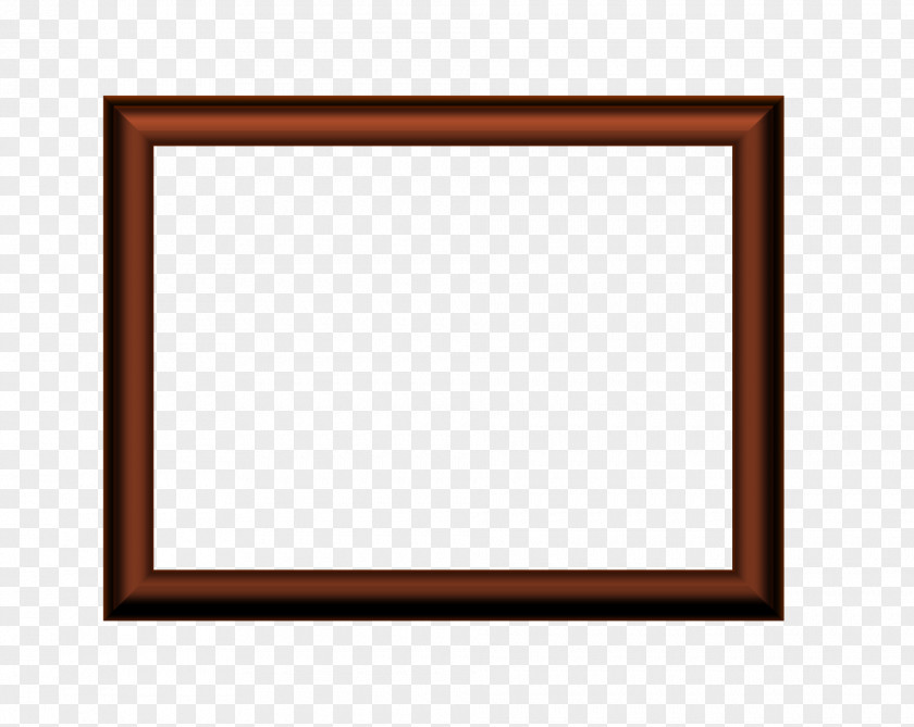 Brown Frame Square Picture Area Text Pattern PNG