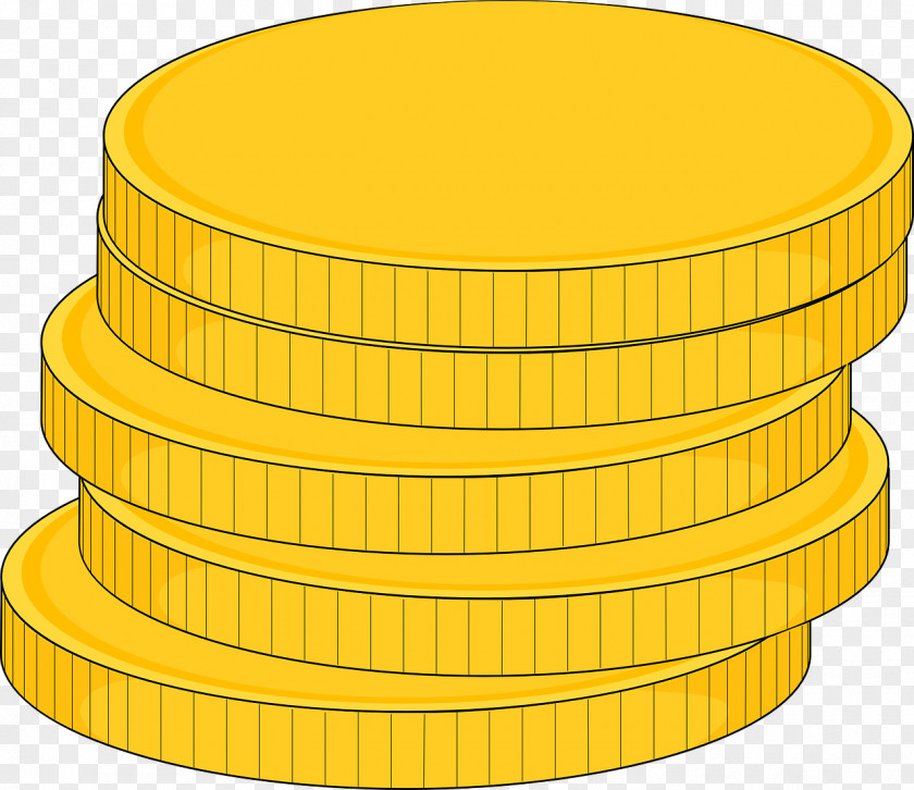Coin Stack Money Saving Clip Art PNG