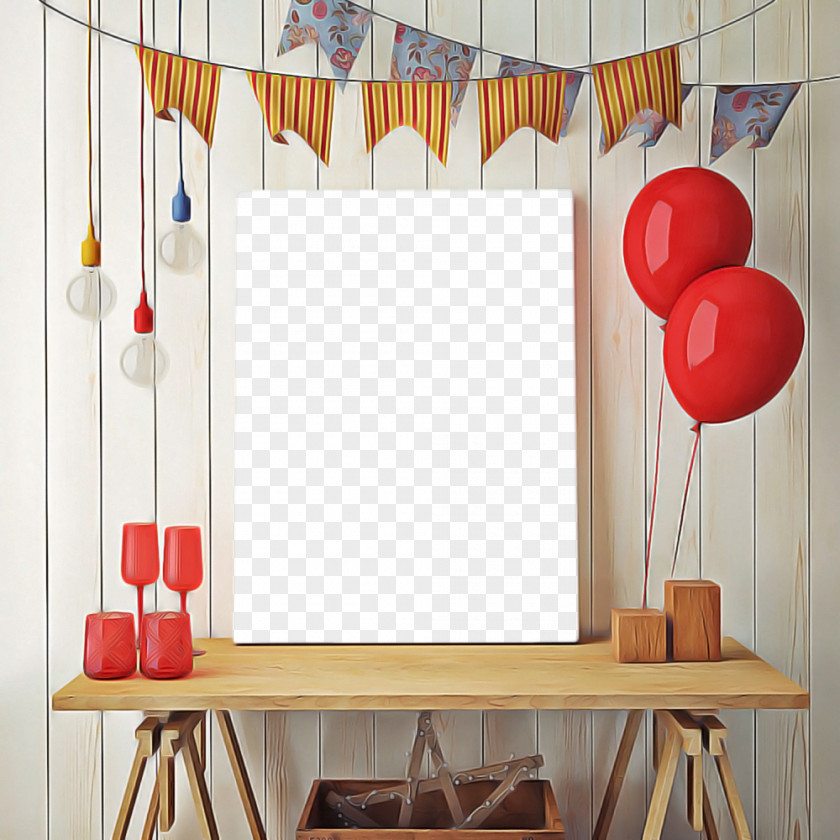 Red Balloon Interior Design Room Furniture PNG