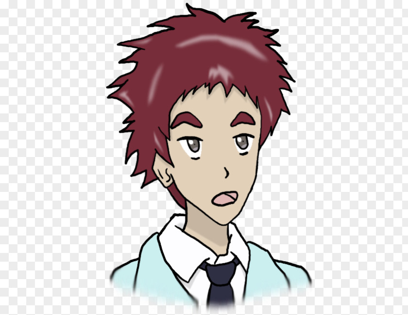 Digimon Tri Eye Black Hair Coloring Cheek PNG