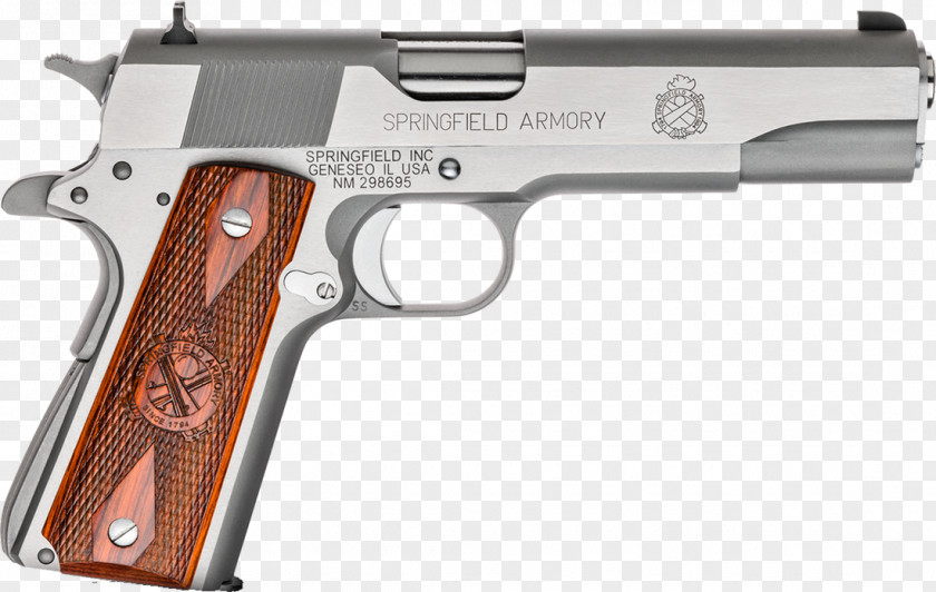 Handgun Springfield Armory M1911 Pistol HS2000 .45 ACP Firearm PNG