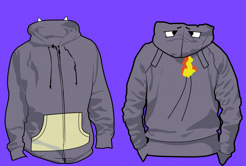Hoodie T-shirt Template Jacket Sweater PNG