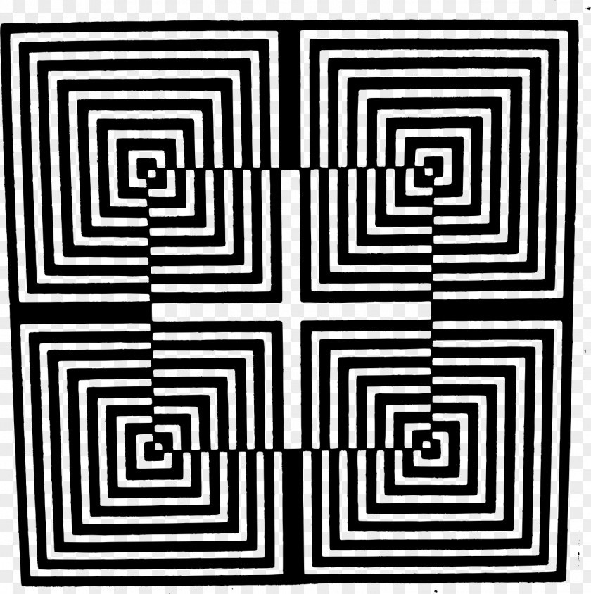 Illusion Vector Op Art Optical Artist PNG