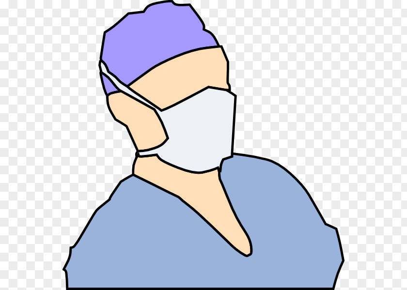 Masked Cliparts Surgical Mask Physician Nursing Clip Art PNG