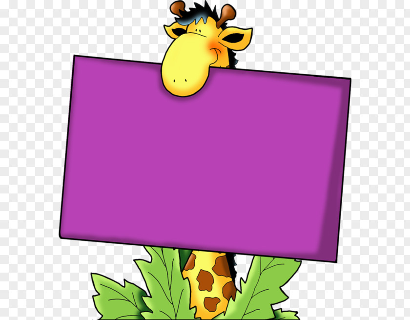 Promotional Cartoon Giraffe Pattern Name Tag Template Pin Label Clip Art PNG