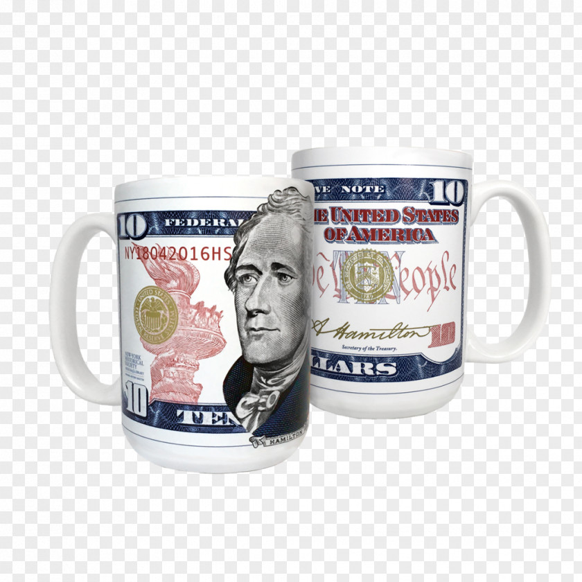 50 Dollar Bill Toys Mug United States Ten-dollar Federal Reserve System One-dollar PNG