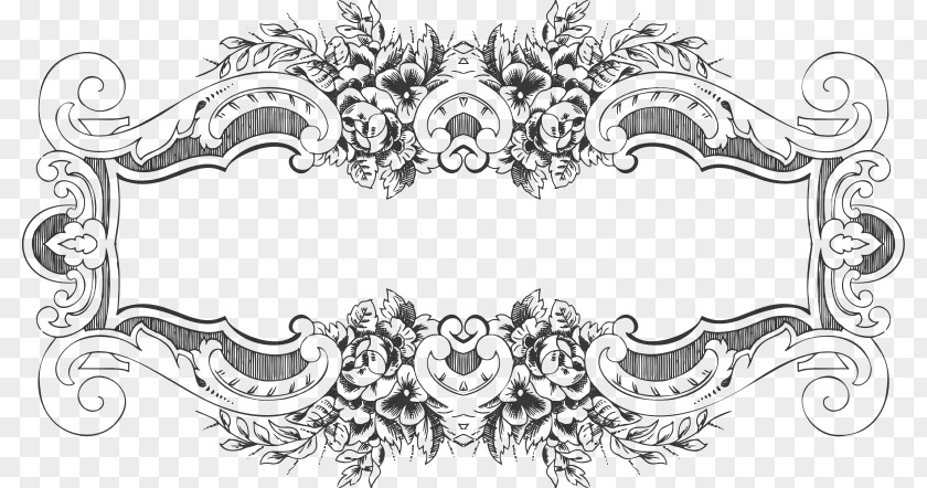 Baroque Borders Picture Frames Clip Art PNG
