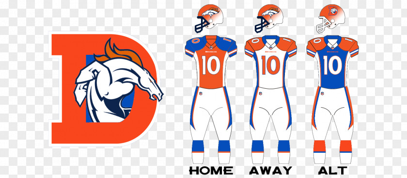 Denver Broncos 1997 Season NFL 1962 Uniform PNG