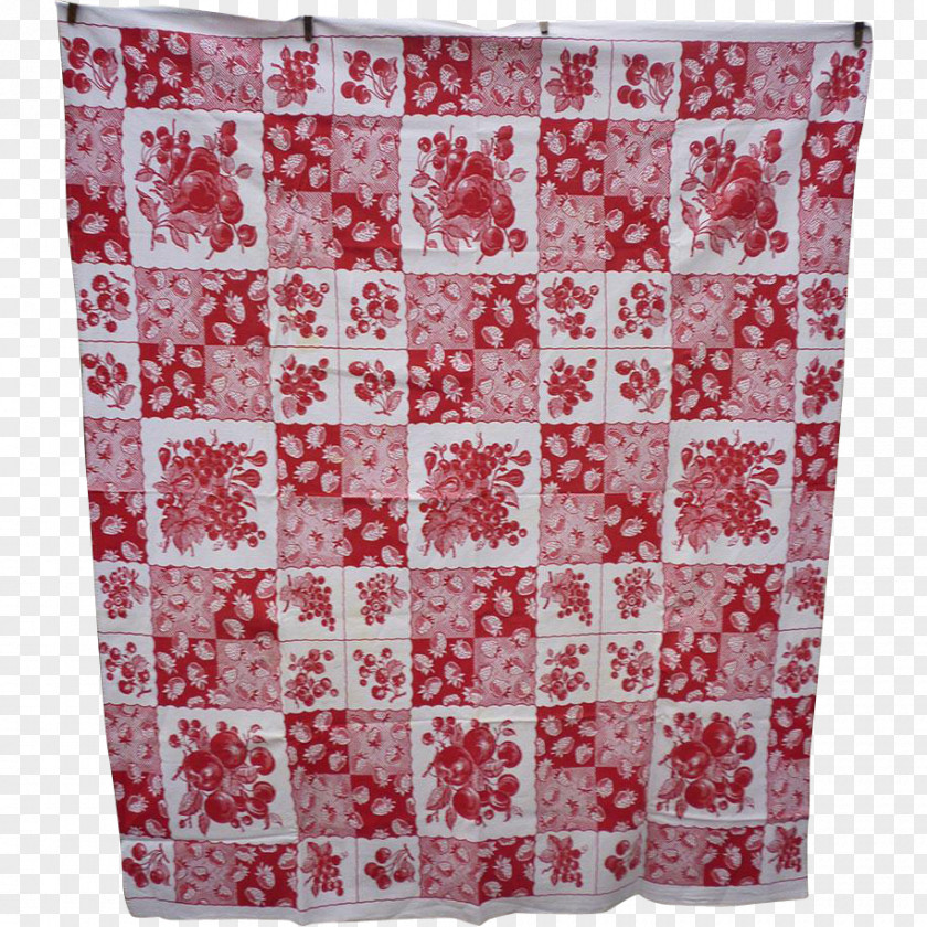 Red Table Cloth Textile PNG