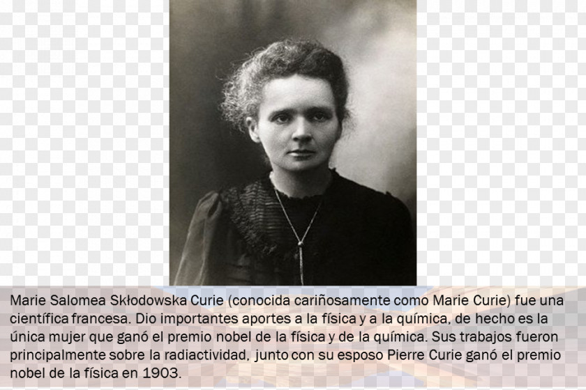 Science Marie Curie Physicist Chemistry PNG