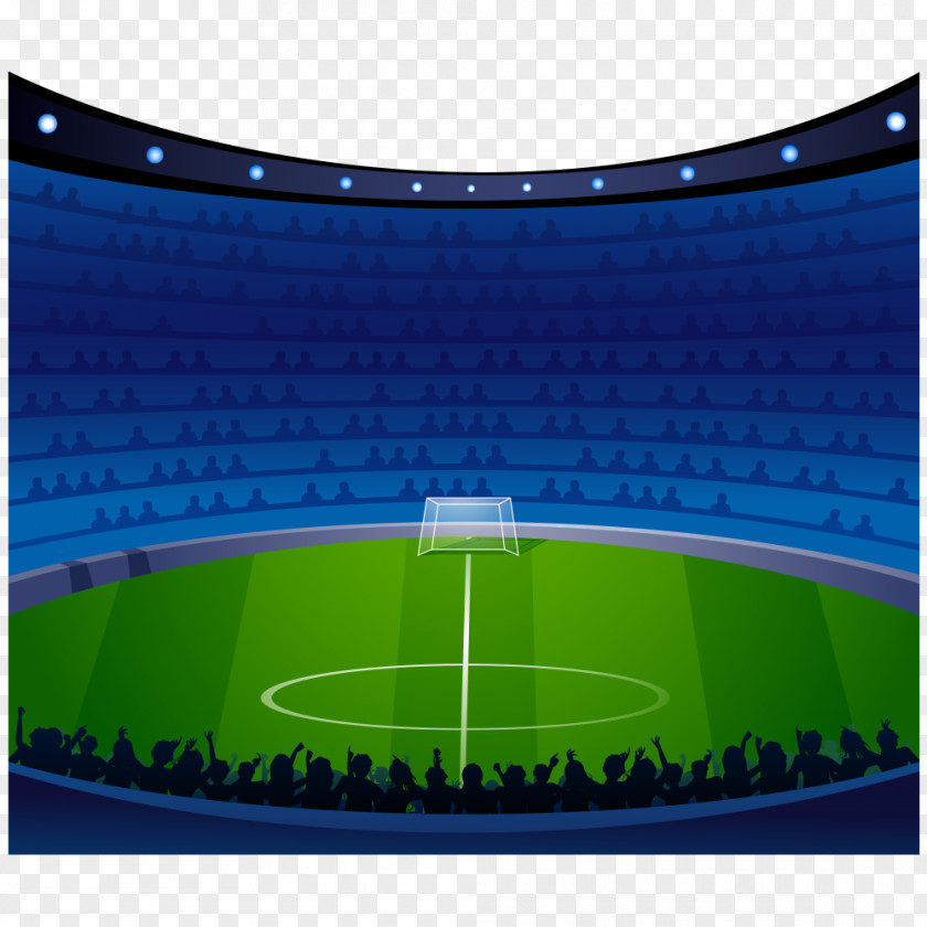 Football Field Pitch Poster PNG