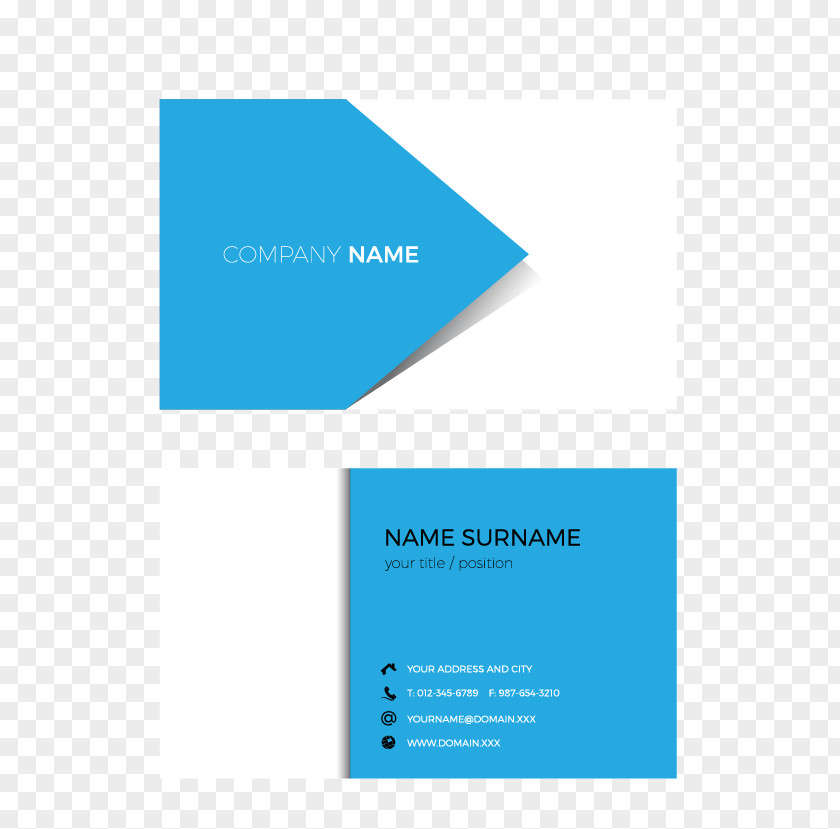 Simple Business Cards Visiting Card Logo PNG