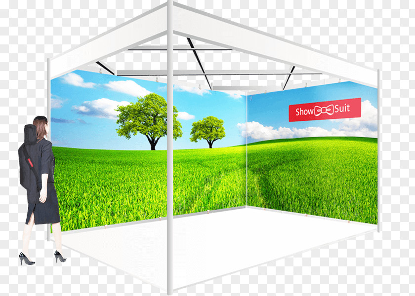 Banner Stand Display Advertising Exhibition Canvas PNG