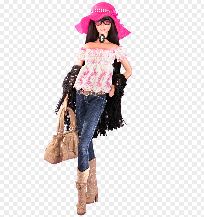 Bohemian Style Anna Sui Boho Barbie Doll Designer Boho-chic And Ken As Arwen Aragorn In The Lord Of Rings PNG