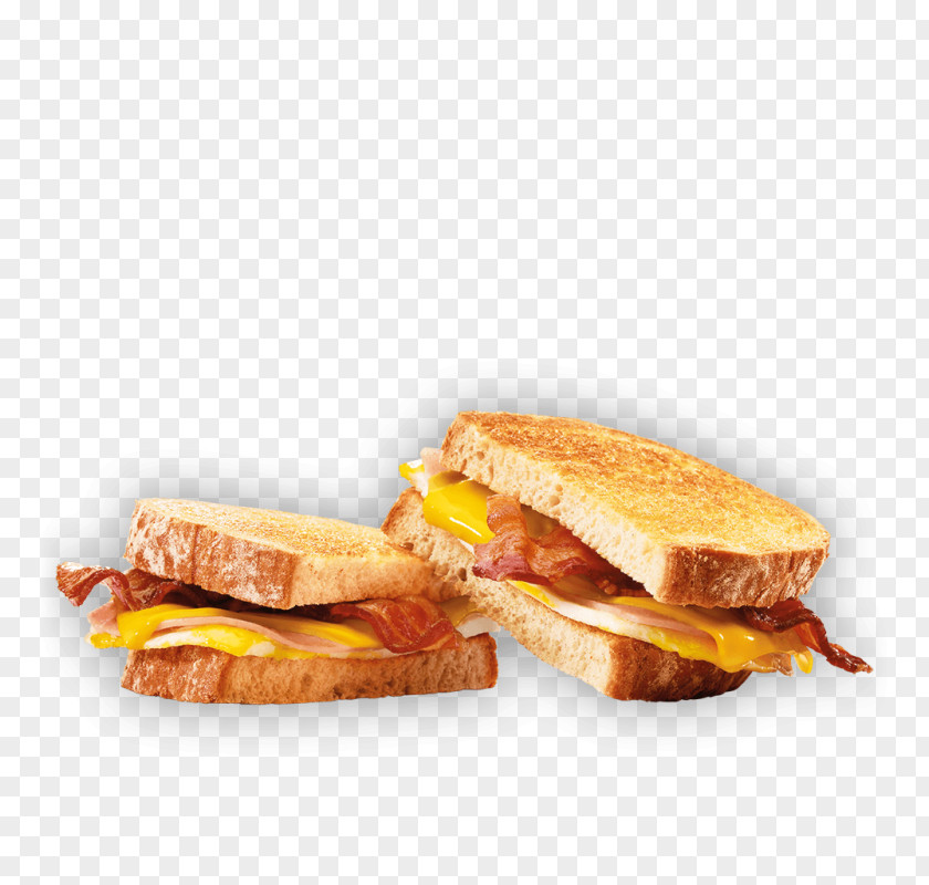 Breakfast Sandwich Hamburger Cheese Bacon PNG