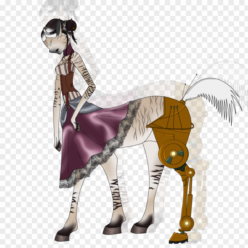 Centaur Horse Cartoon Costume Design PNG