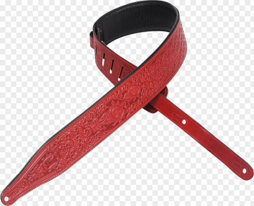 Guitar Strap Leather Carving Bass PNG