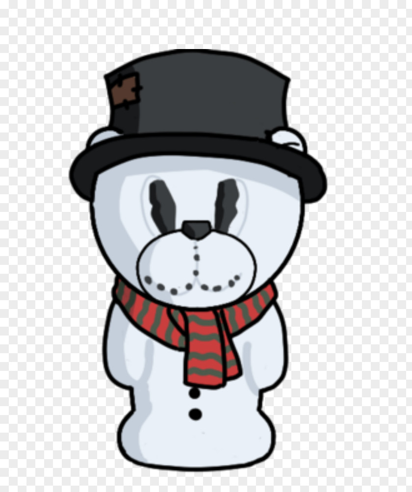 Hat Snowman Character Fiction Font PNG