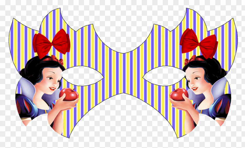The Incredibles Snow White Party Mask Disney Princess Seven Dwarfs PNG
