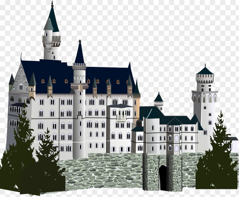 White Castle Neuschwanstein Hohenschwangau Sleeping Beauty Fxfcssen PNG